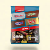 Snickers, Twix & More Minis Chocolate Candy Bars Variety Pack, 8.31 oz