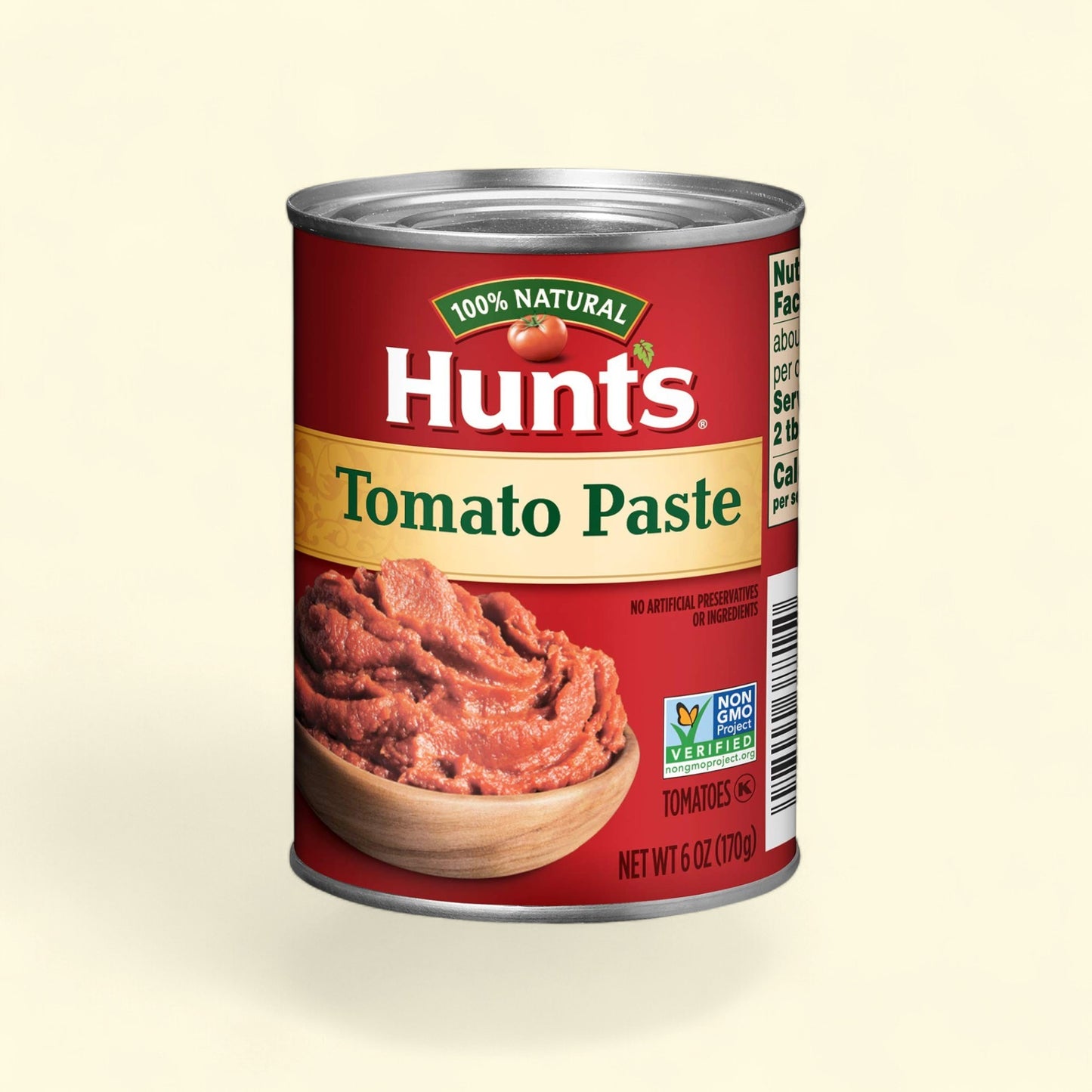 Treatspree Hunt's Tomato Paste 6 oz can, rich and thick, made with 100% natural ingredients, Non-GMO Project Verified.