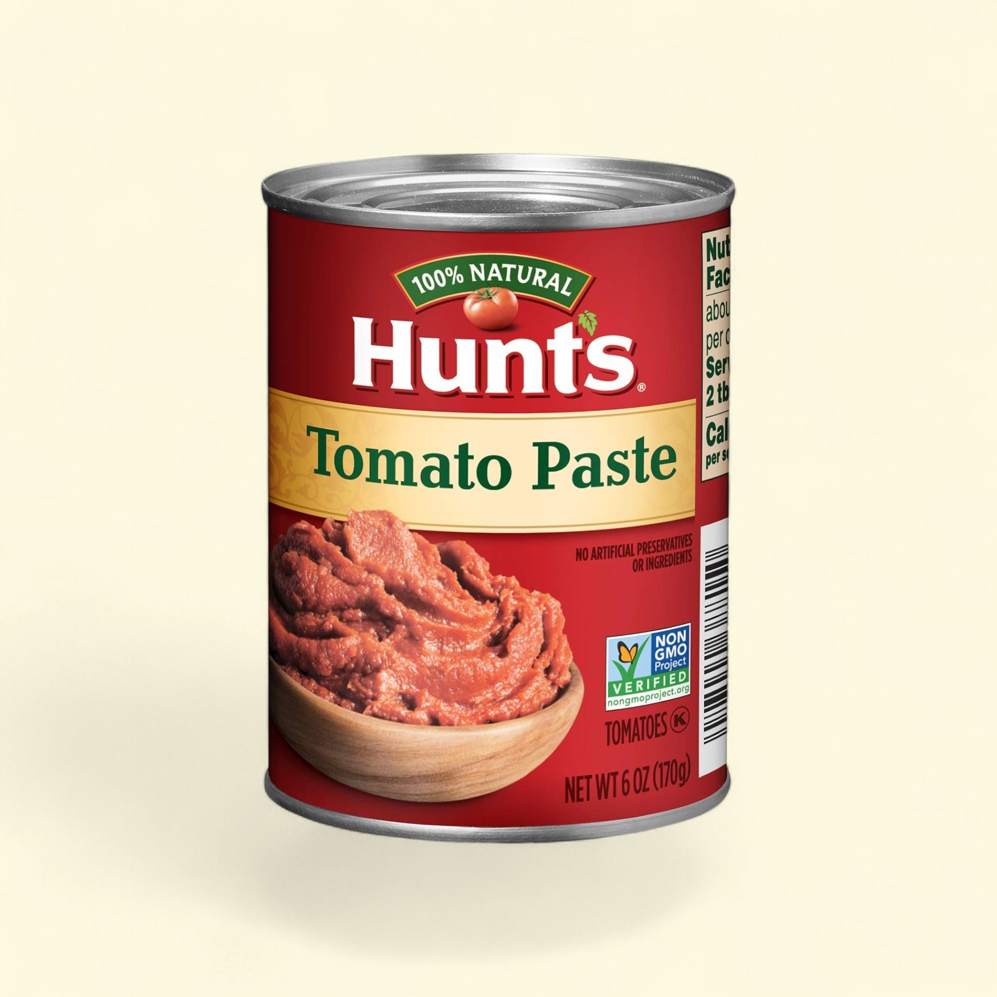 Treatspree Hunt's Tomato Paste 6 oz can, rich and thick, made with 100% natural ingredients, Non-GMO Project Verified.