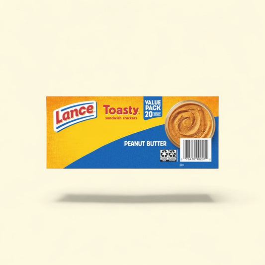 Lance Sandwich Crackers, Toasty Peanut Butter, 20 Individually Wrap... — authentic US product shipped worldwide by Treatspree