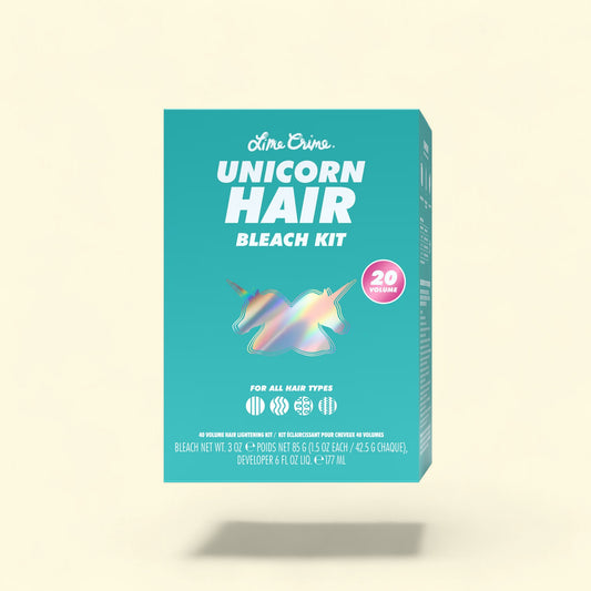 Treatspree Lime Crime Unicorn Hair Bleach Kit 40 Volume for all hair types, vegan & cruelty-free.