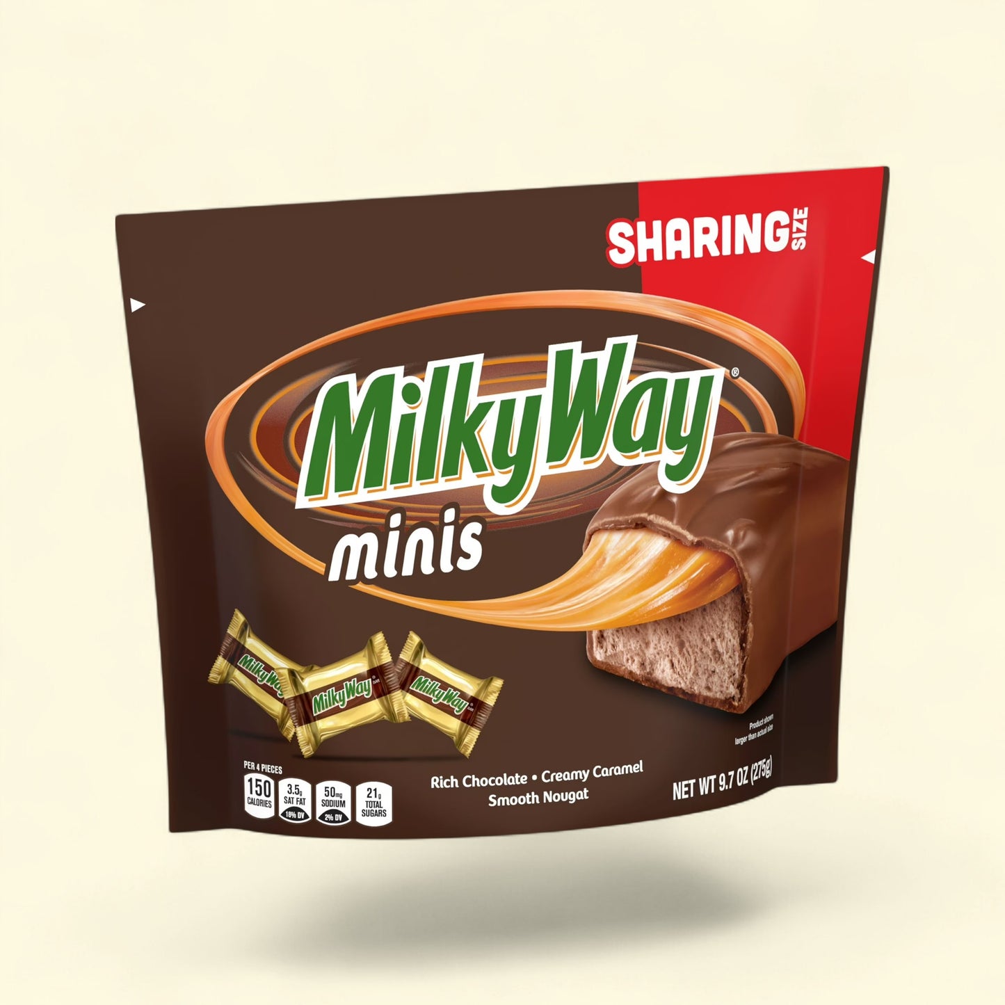 Milky Way Minis Chocolate Bars, Sharing Size - 9.7 oz — authentic US product shipped worldwide by Treatspree