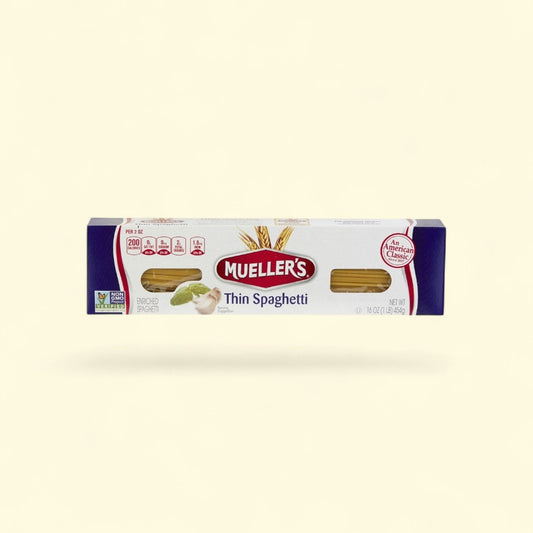 Mueller's Spaghetti, 16 oz — authentic US product shipped worldwide by Treatspree