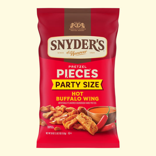 Snyder's of Hanover Pretzel Pieces, Hot Buffalo Wing Flavored, 11.2... — authentic US product shipped worldwide by Treatspree