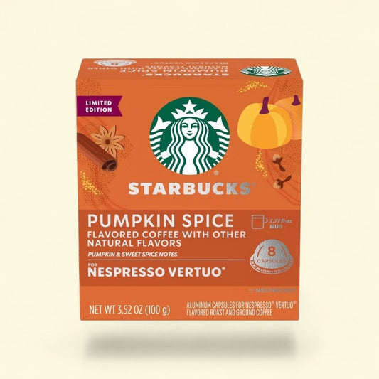 Starbucks by Nespresso Pumpkin Spice Flavored Coffee, Vertuo Pods, ... — authentic US product shipped worldwide by Treatspree