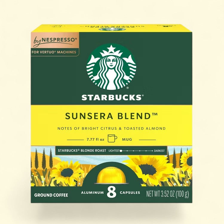 Starbucks by Nespresso Coffee Pods, Sunsera Blend, Vertuo Machines,... — authentic US product shipped worldwide by Treatspree