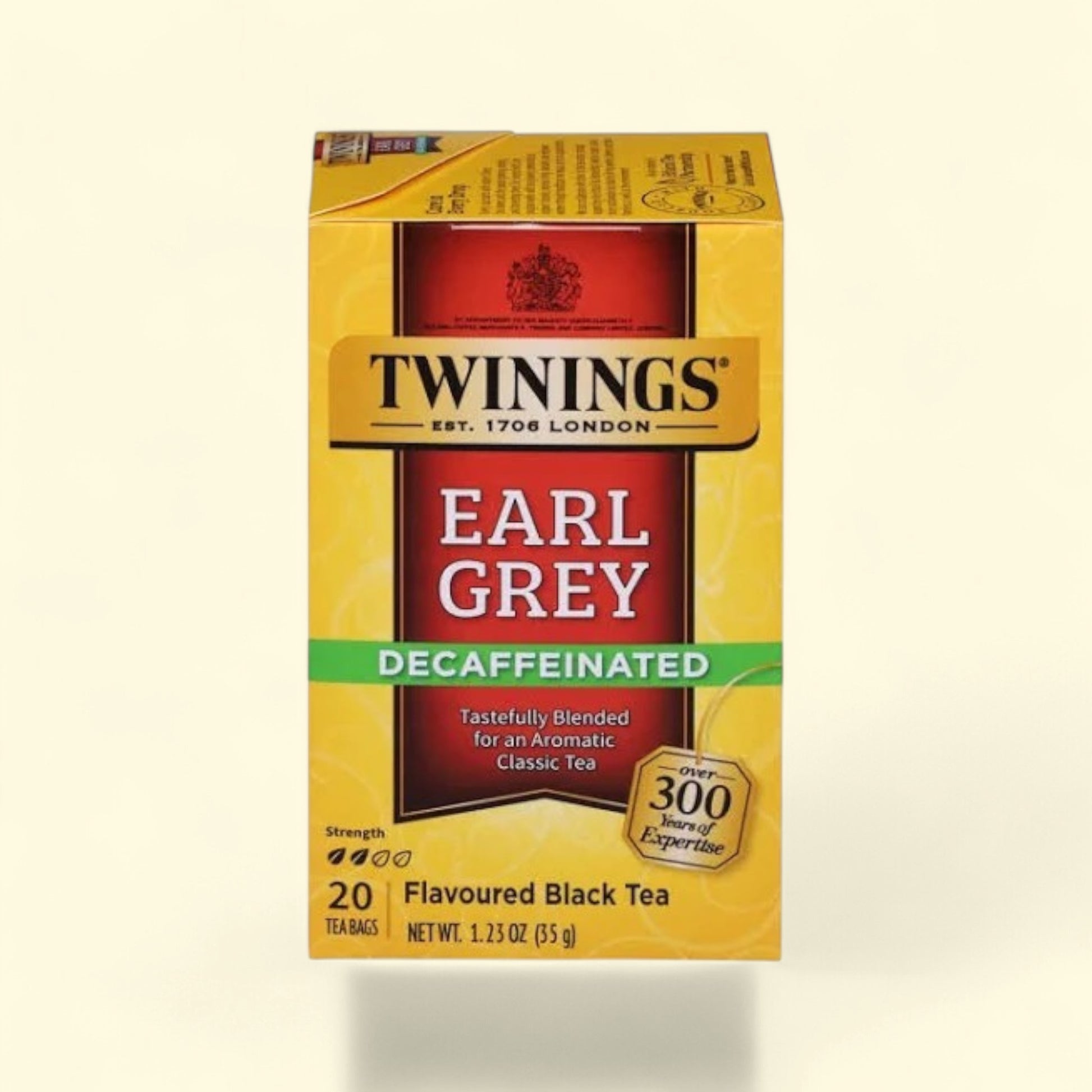 Treatspree Twinings of London Decaffeinated Earl Grey Black Tea Bags, 20 count. Classic aromatic blend with bergamot.