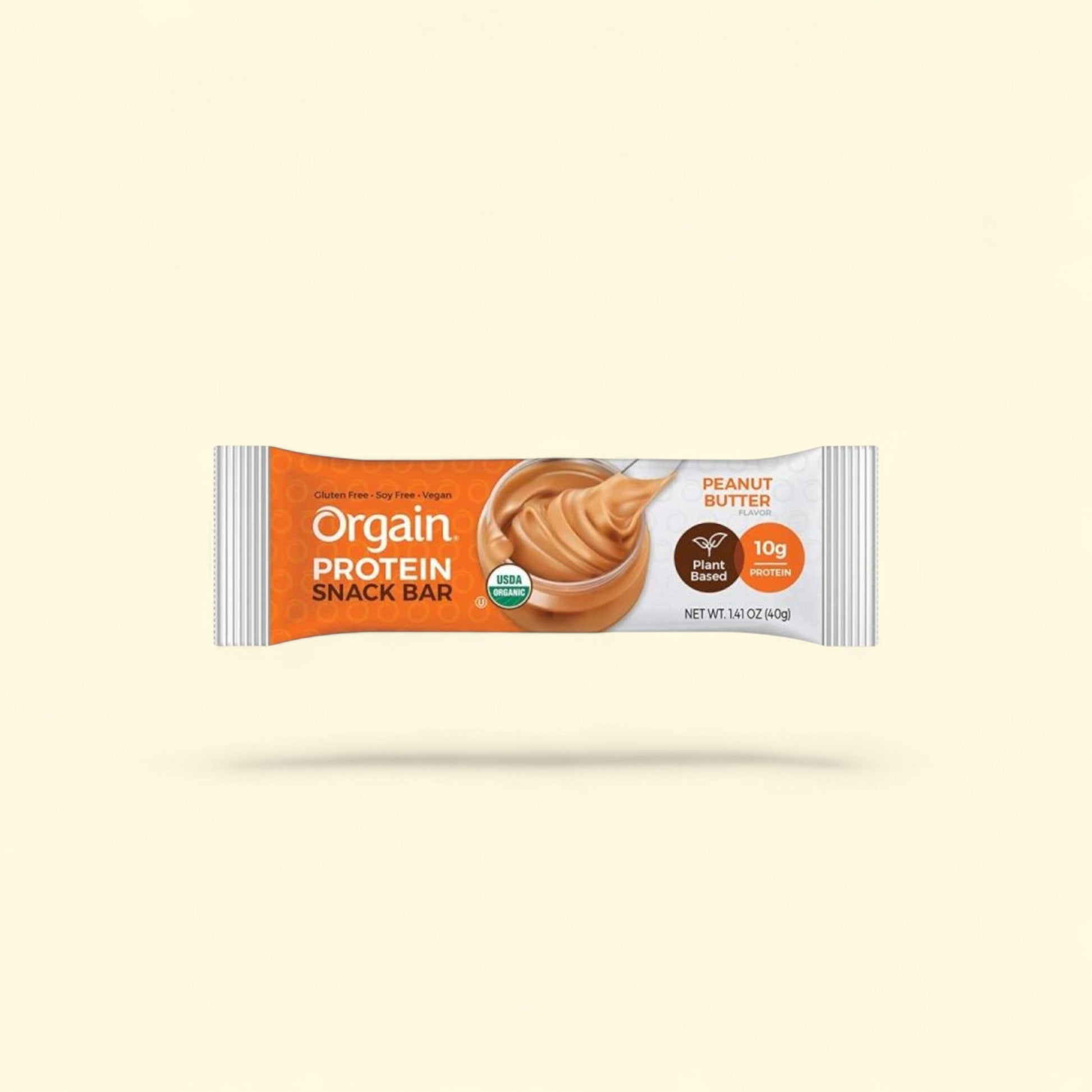 Orgain Protein Snack Bars, Peanut Butter, 16.9oz, 12ct — authentic US product shipped worldwide by Treatspree