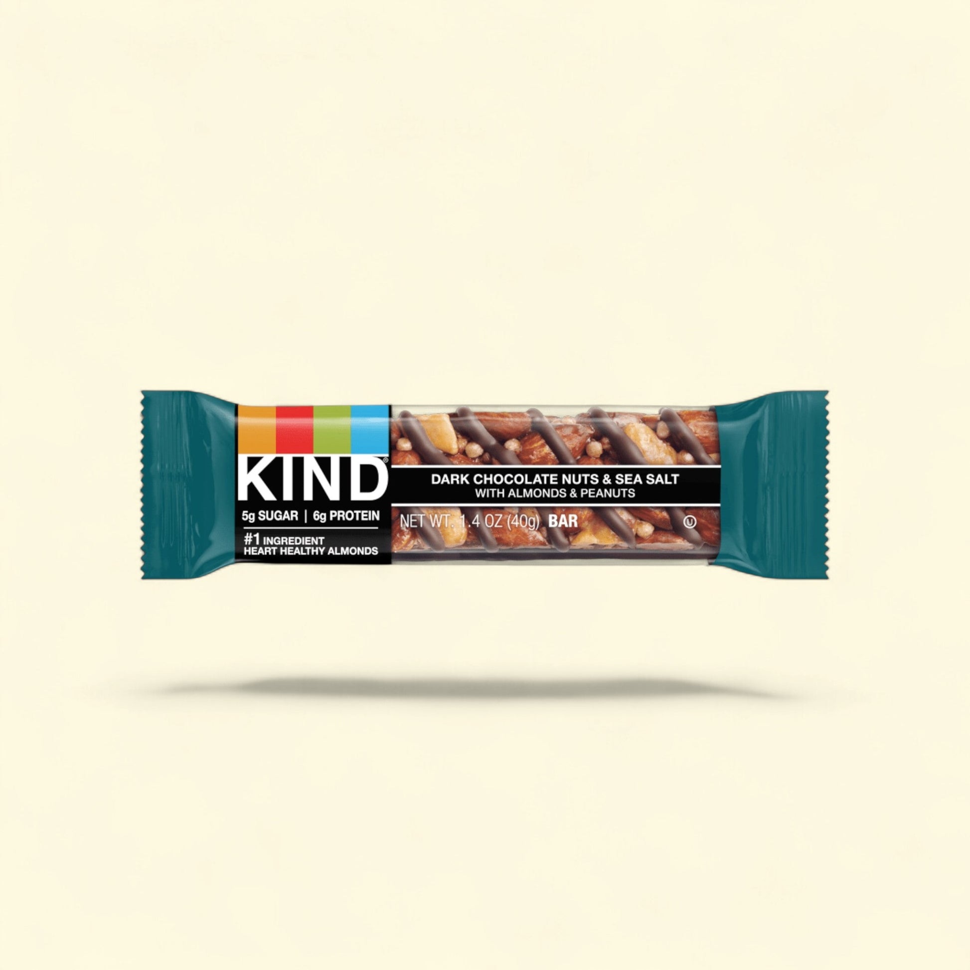 KIND Dark Chocolate Nuts & Sea Salt Snack Bars, 1.4 oz, 6 Count — authentic US product shipped worldwide by Treatspree